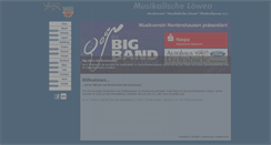 Desktop Screenshot of musikalische-loewen.de