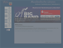 Tablet Screenshot of musikalische-loewen.de